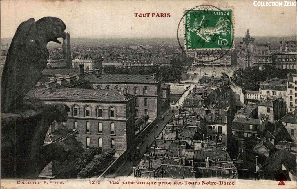 1219 - Vue panoramique des Tours de Notre-Dame