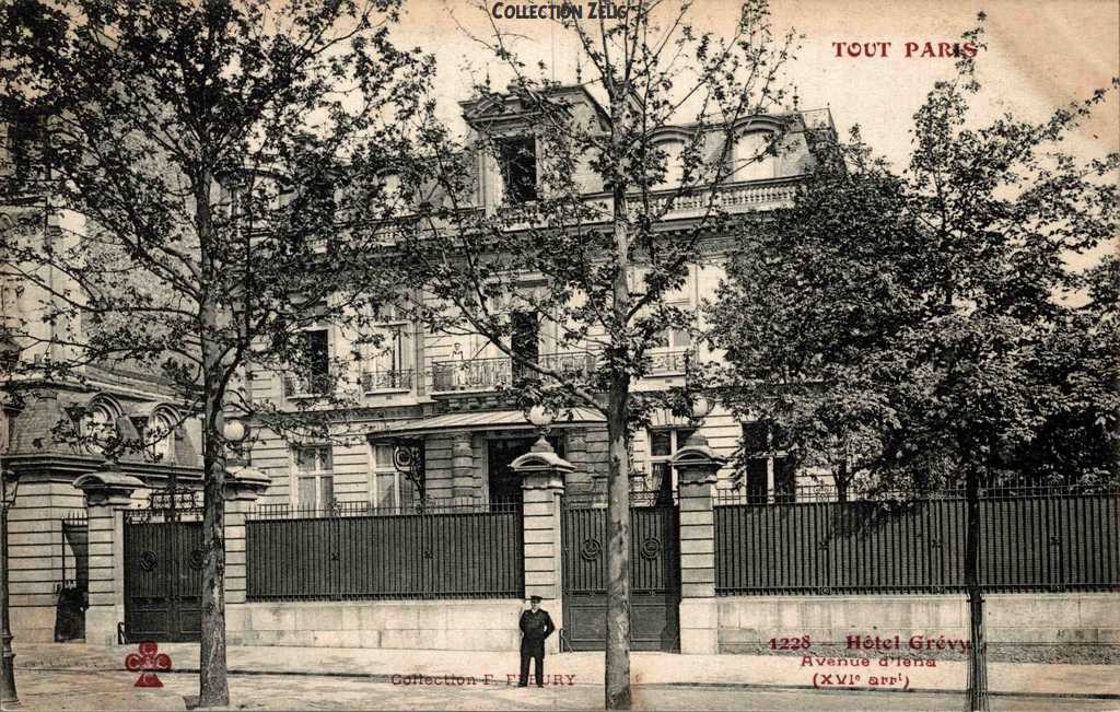 1228 - Hôtel Grévy - Avenue d'Iéna