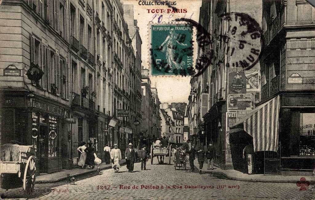 1247 - Rue de Poitou à la Rue Debelleyme