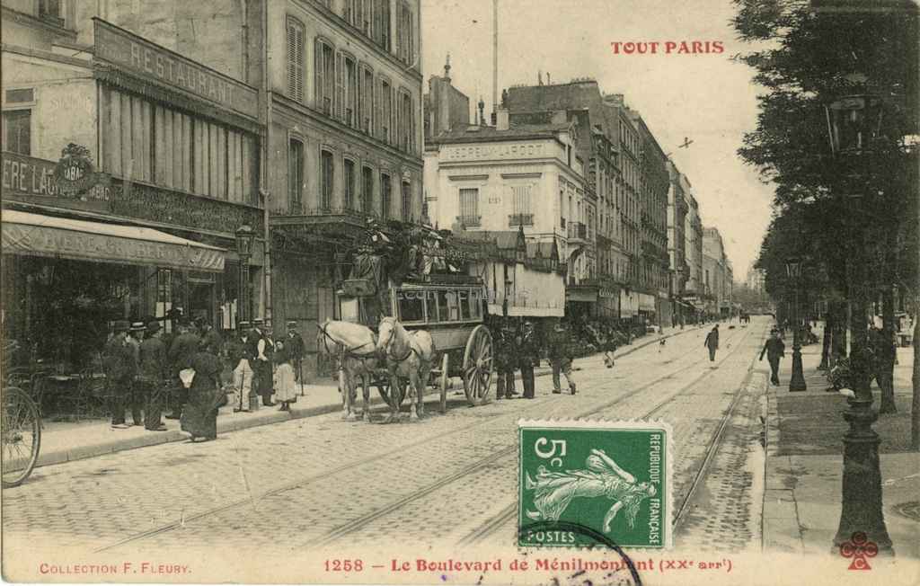 1258 - Le Boulevard de Ménilmontant