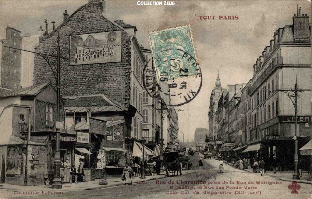1261 - Rue de Charenton prise de la Rue de Wattignies