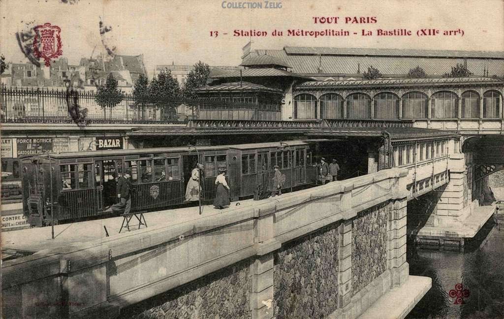 13 - Station du Métropolitain - La Bastille
