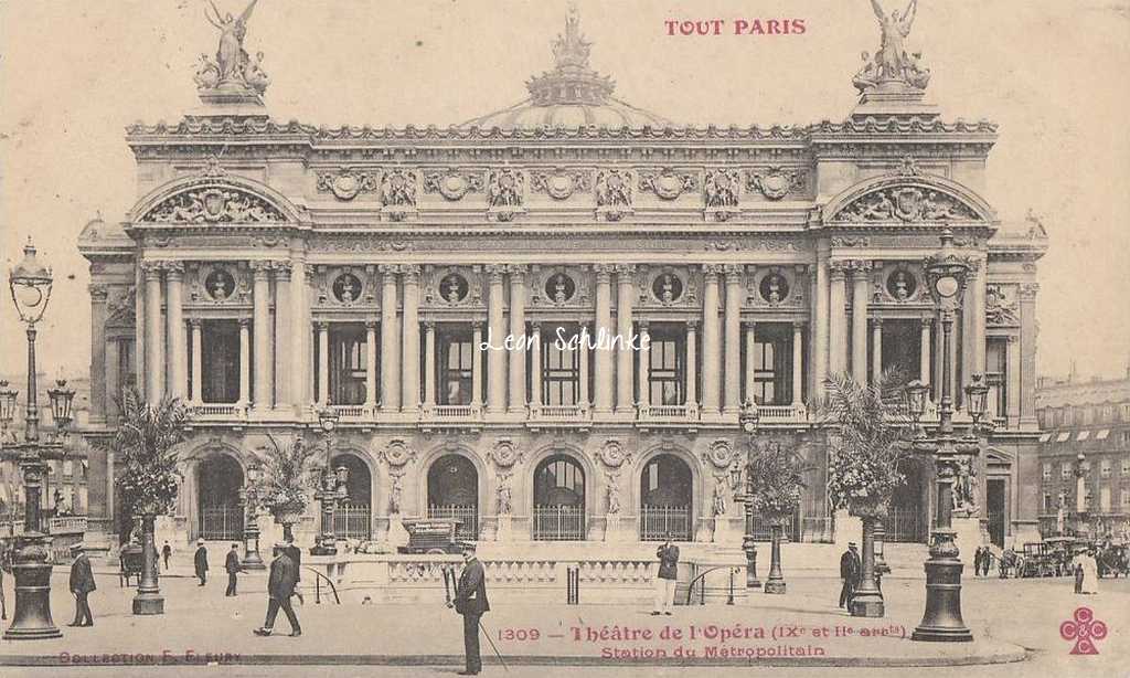 1309 - Théâtre de l'Opéra - Station du Métro (IX & II)