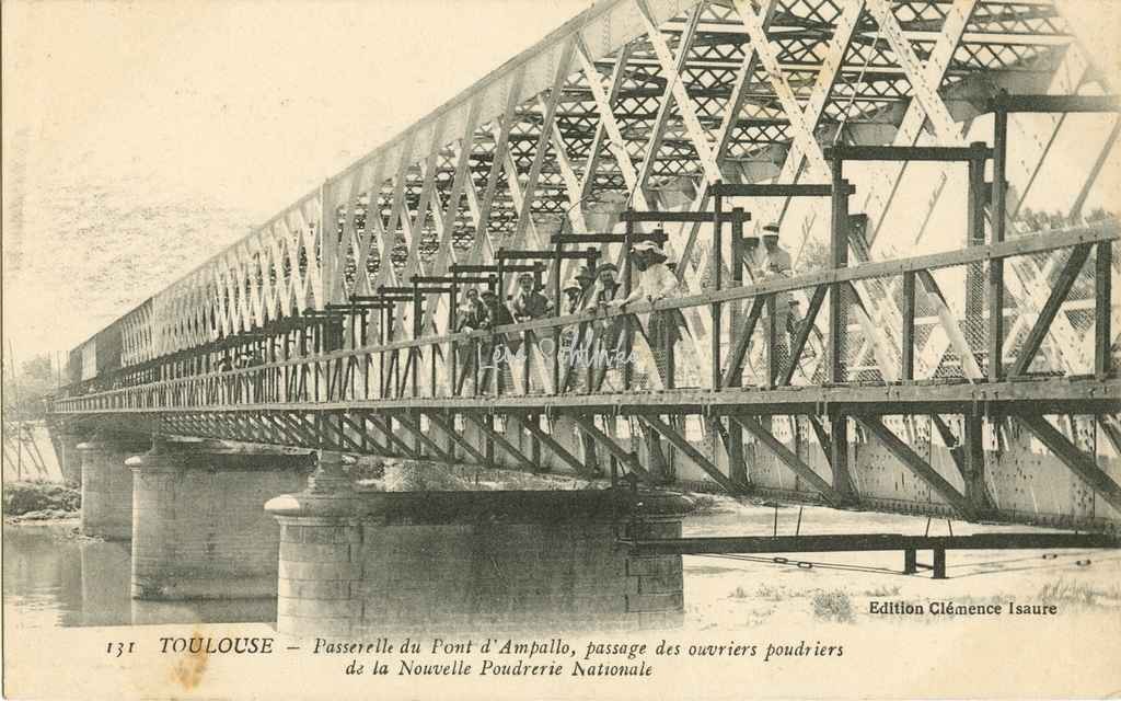 131 - Passerelle du Pont d'Ampallo - Passage des Ouvriers-Poudriers