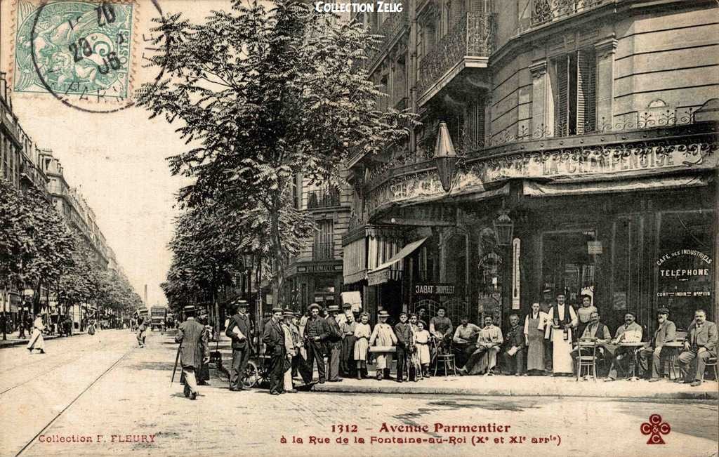 1312 - Avenue Parmentier à la Rue de la Fontaine-au-Roi