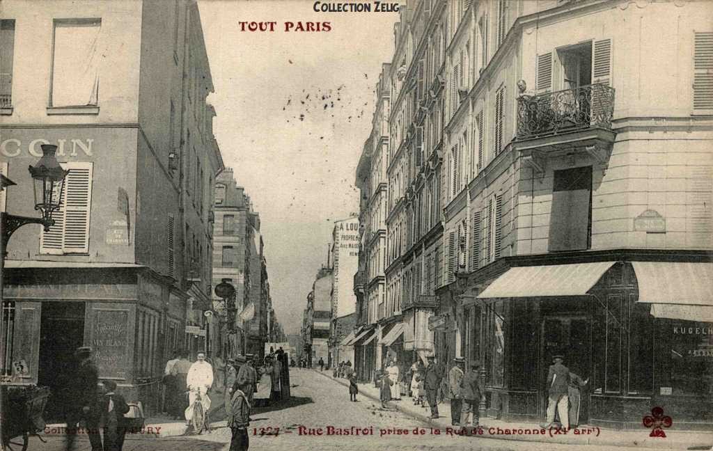 1327 - Rue Basfroi prise de la Rue de Charonne