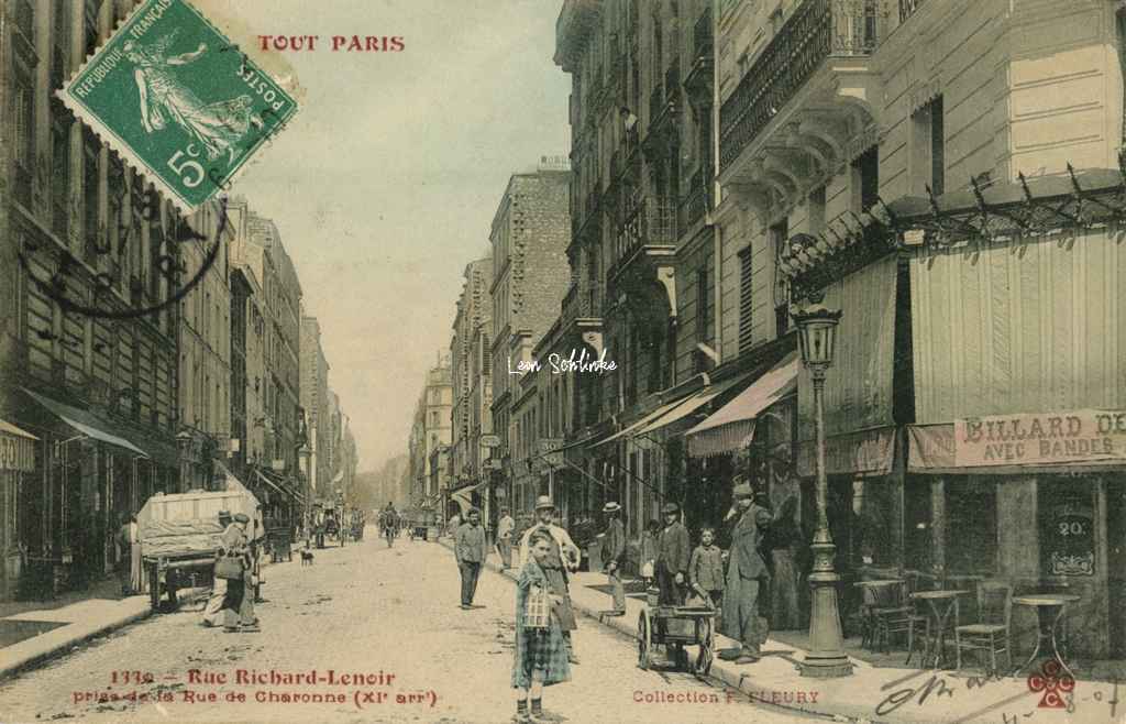 1330 - Rue Richard-Lenoir prise de la Rue de Charonne