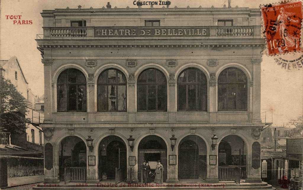 1345 - Théâtre de Belleville - Rue de Belleville