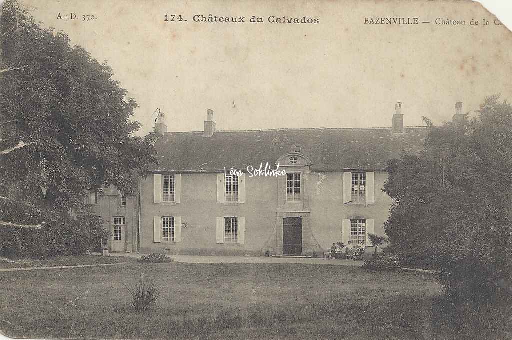 14-Bazenville - Château de la Croix (A+D 370)