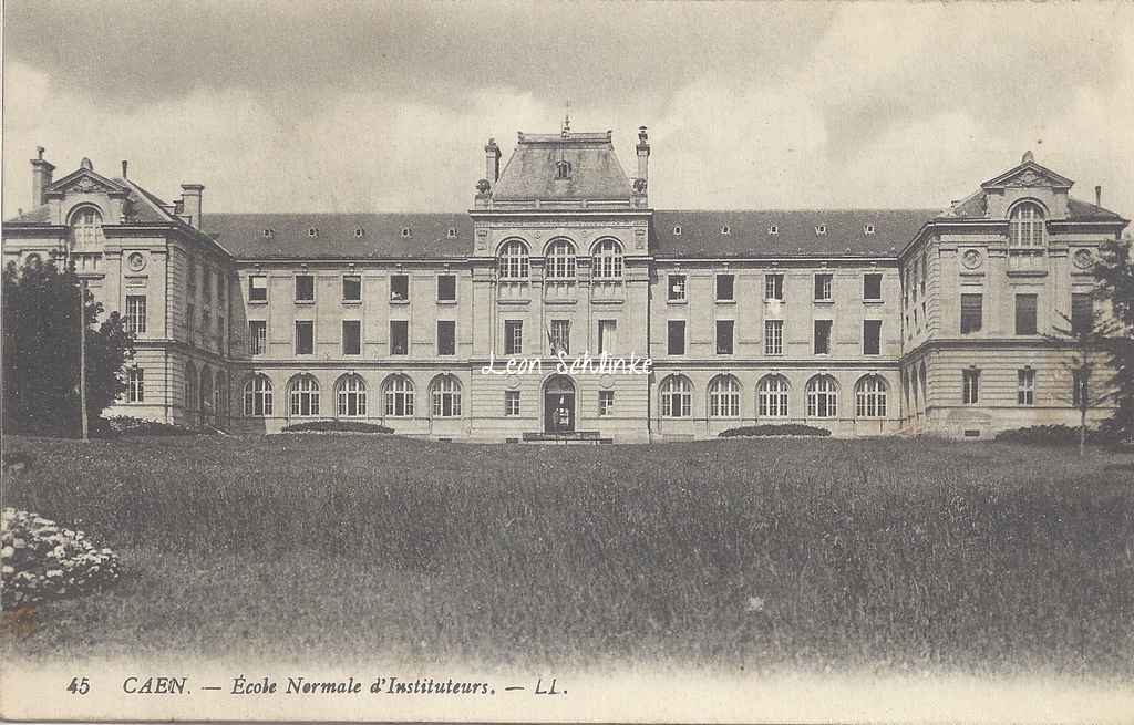 14-Caen - Ecole Normale d'Instituteurs (LL 45)