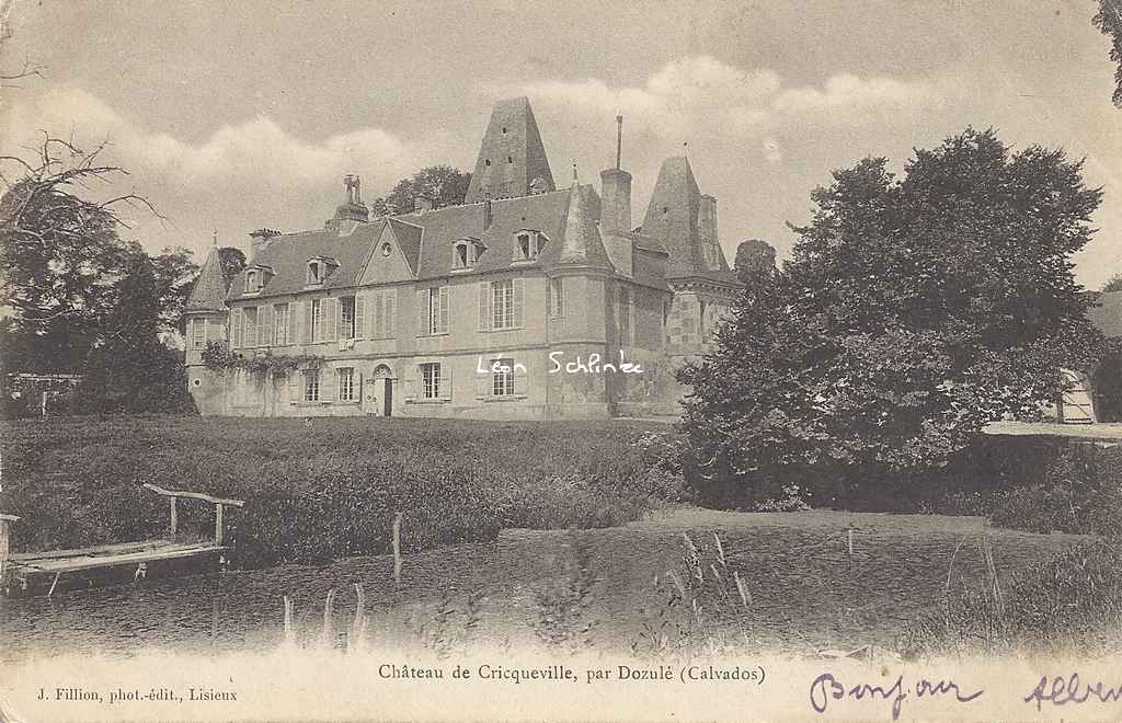 14-Dozulé - Château de Cricqueville (J.Fillion à Lisieux)