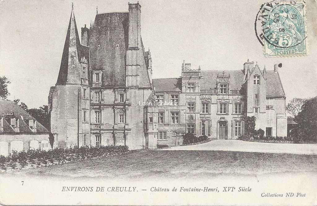 14-Fontaine-Henry - 7 - Le Château (ND Phot)