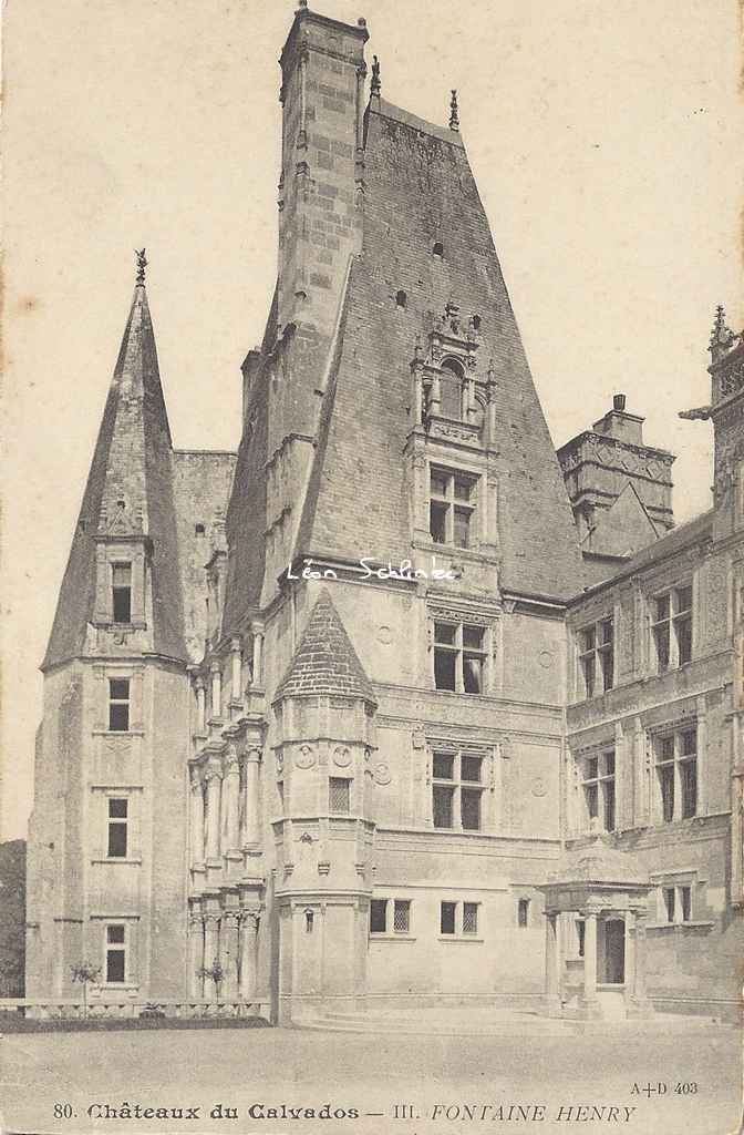 14-Fontaine-Henry - 80 - Le Château (A.D 403)
