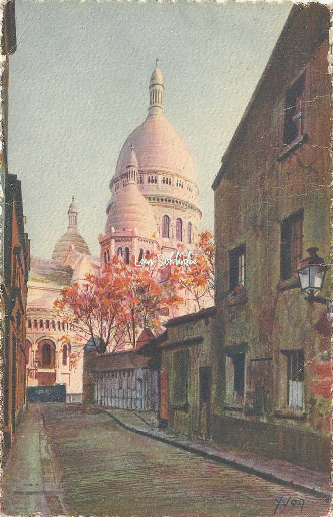 14 - La Basilique vue de la rue du Ch. de la Barre
