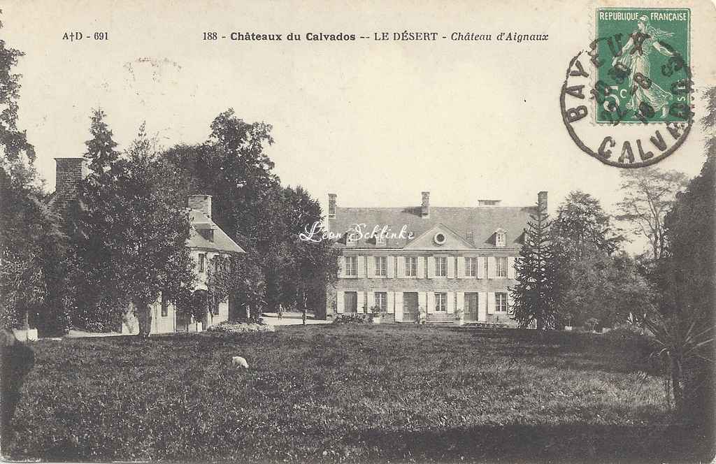 14-Le Désert - Château d'Aignaux (A.D 691)