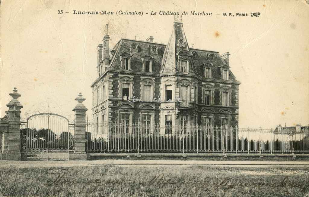 14-Luc sur Mer - Château de Matchan (BF 35)