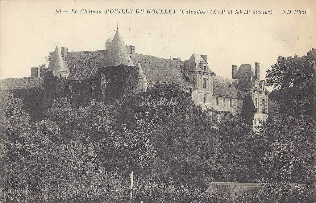 14-Ouilly-du-Houlley - 80 - Le Château (ND Phot)