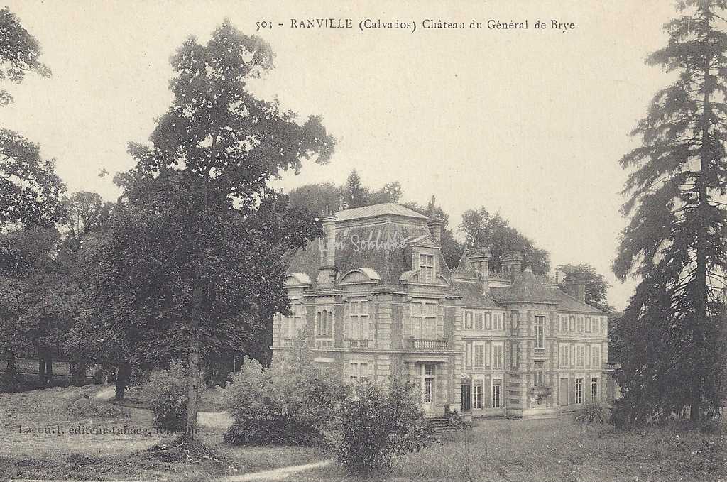 14-Ranville - 503 - Château du Général de Brye (Lacourt)