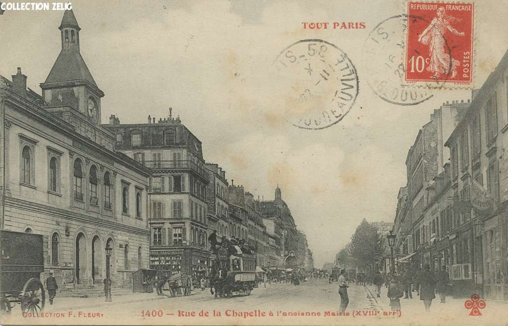 1400 - Rue de la Chapelle à l'ancienne Mairie