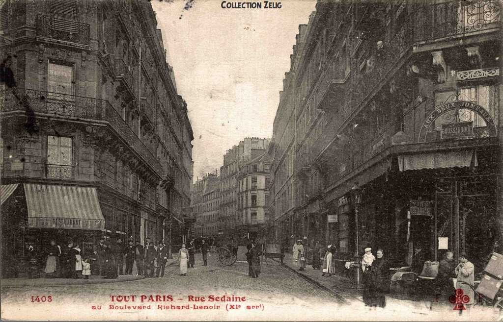 1403 - Rue Sedaine au Boulevard Richard-Lenoir