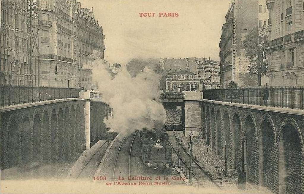 1408 - La Ceinture et la Gare de l'Avenue Henri-Martin