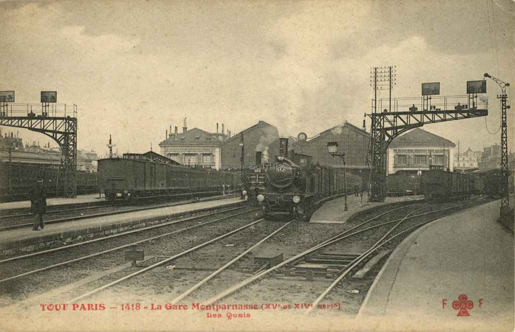 1418 - La Gare Montparnasse - Les Quais