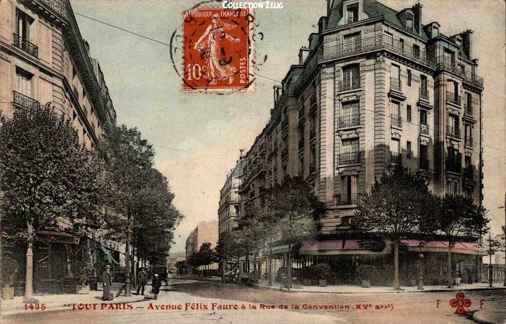 1435 - Avenue Félix-Faure à la Rue de la Convention