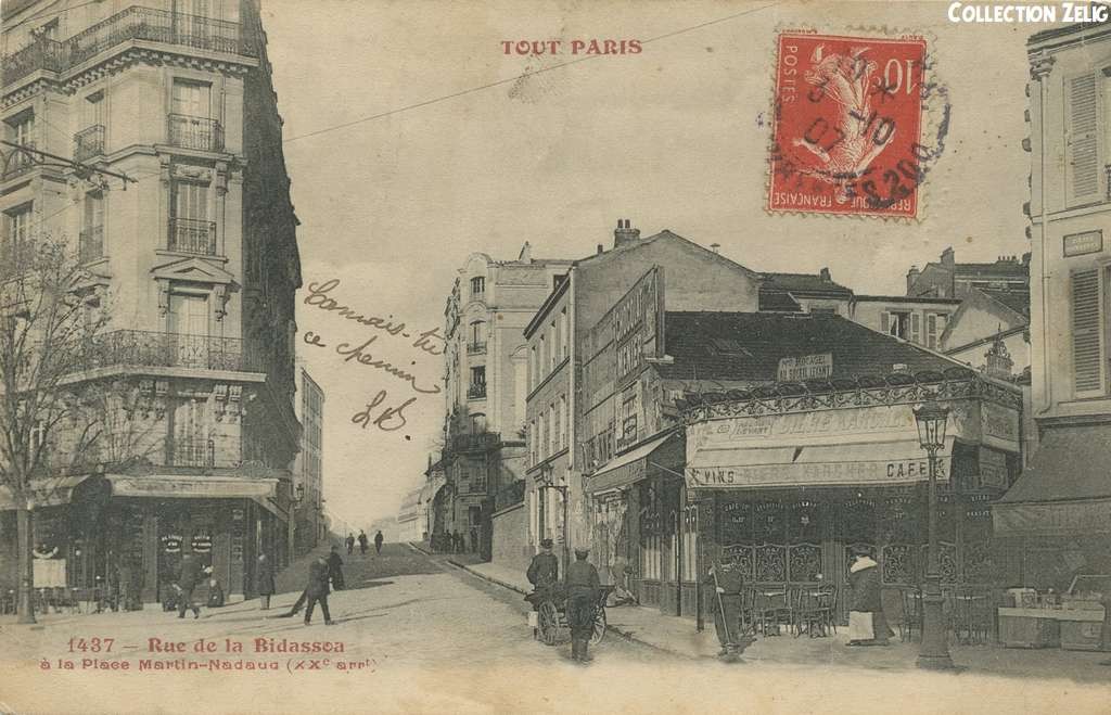 1437 - Rue de la Bidassoa à la Place Martin-Nadaud
