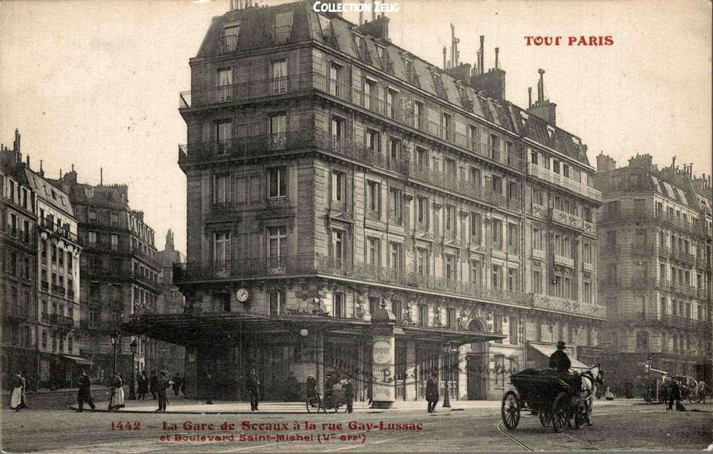 1442 - La Gare de Sceaux à la Rue Gay-Lussac et Boulevard St-Michel