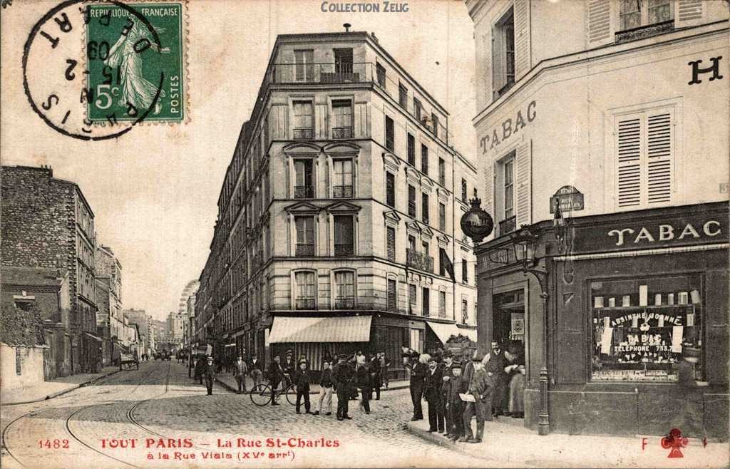 1482 - La Rue St-Charles à la Rue Viala