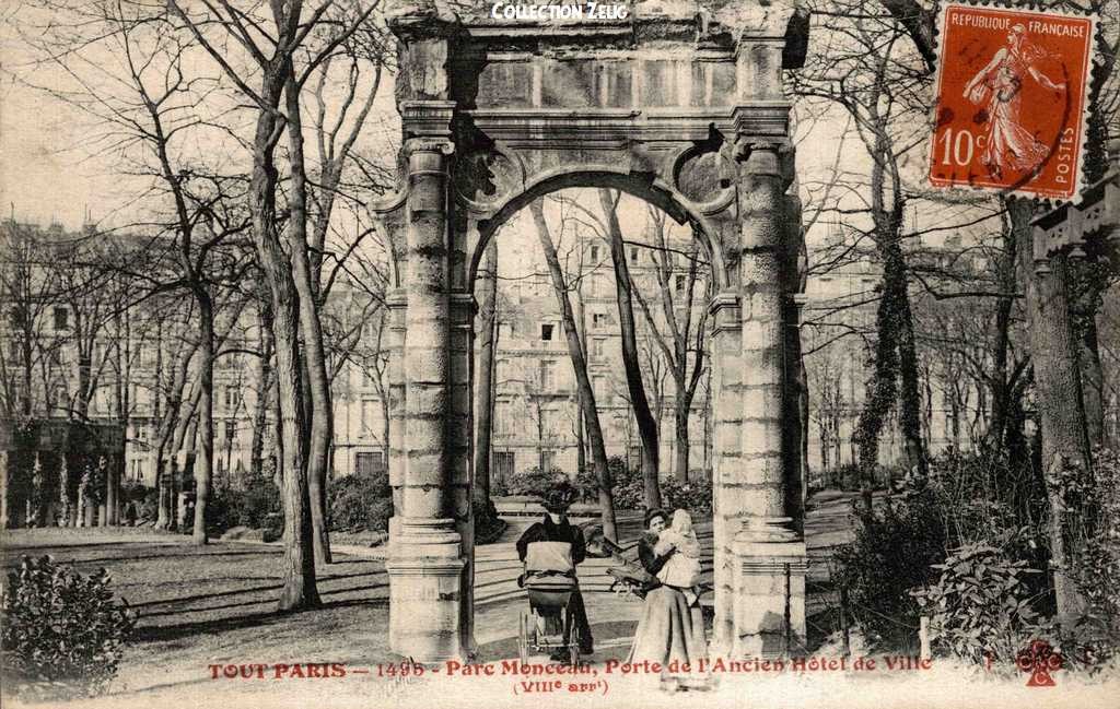 1495 - Parc Monceau - Porte de l'Hôtel de Ville