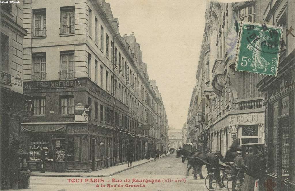 1496 - Rue de Bourgogne à la Rue de Grenelle