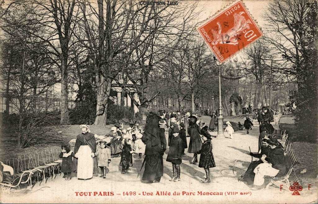 1498 - Une allée du Parc Monceau