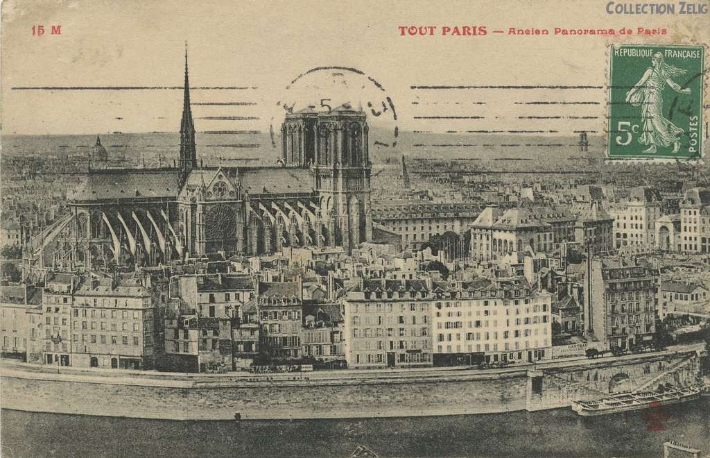 15 M - Ancien Panorama de Paris