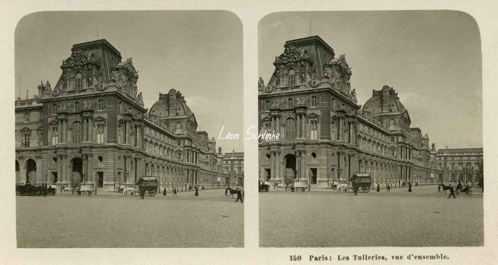 150 - Paris - Les Tuileries, vue d'ensemble