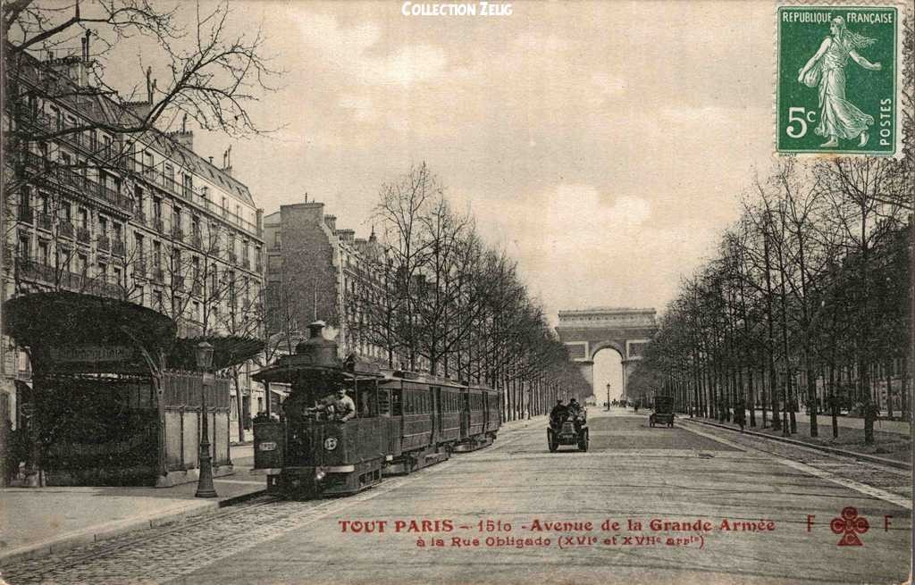1510 - Avenue de la Grande-Armée à la Rue Obligado