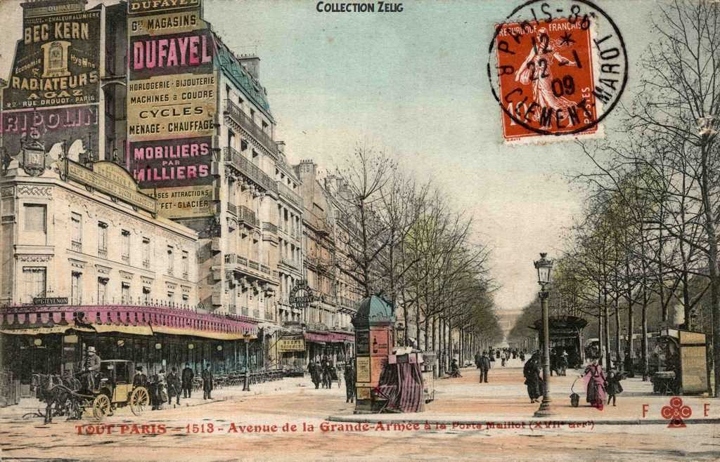 1513 - Avenue de la Grande-Armée à la Porte Maillot