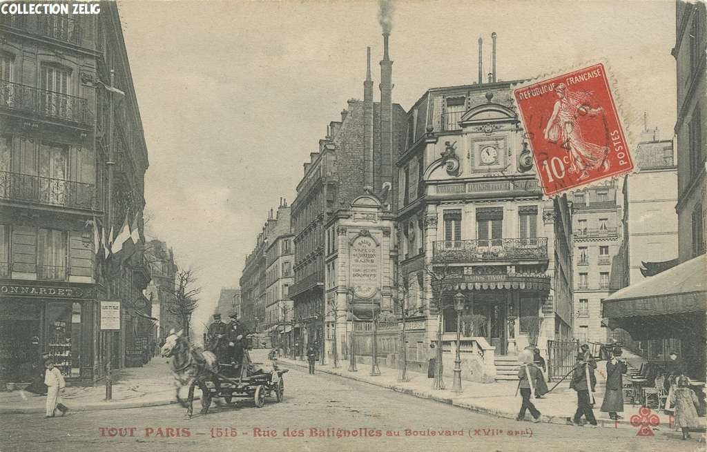 1515 - Rue des Batignolles au Boulevard