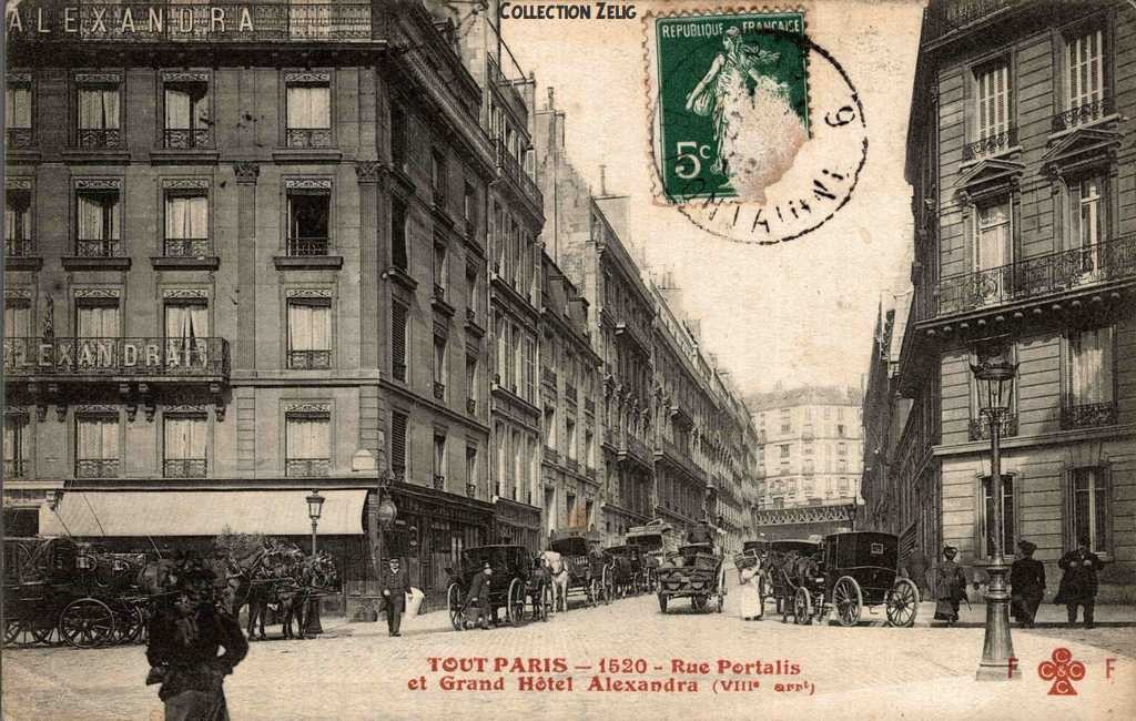 1520 - Rue Portalis et Grand Hôtel Alexandra