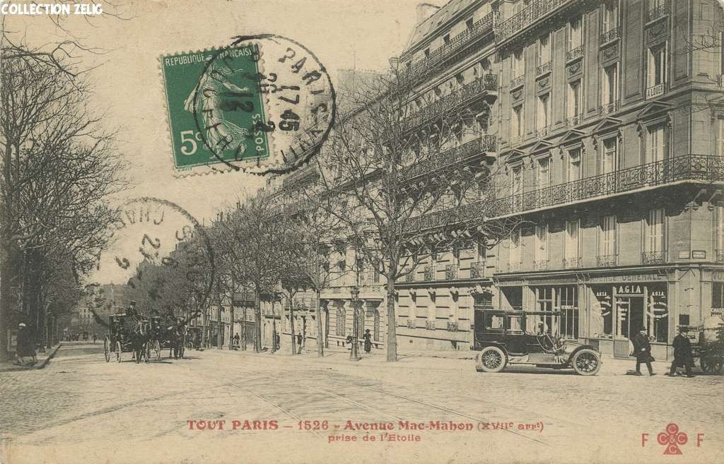 1526 - Avenue Mac-Mahon prise de l'Etoile