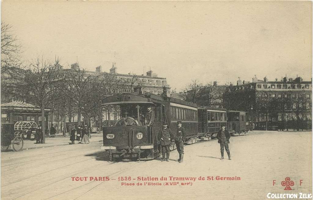 1536 - Station du Tramway de St-Germain - Place de l'Etoile