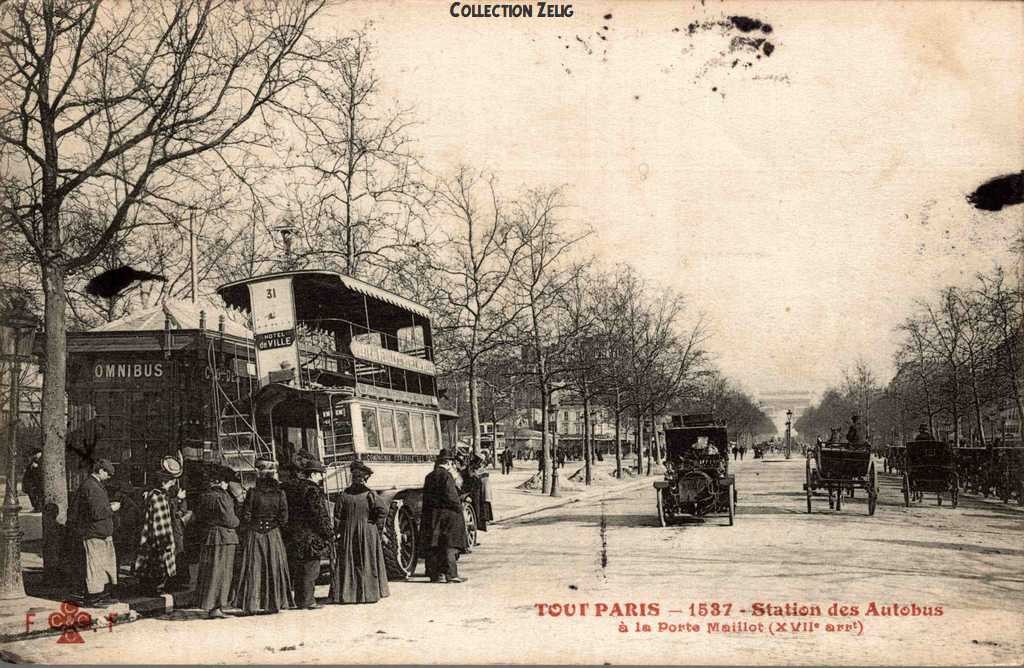 1537 - Station des Autobus à la Porte Maillot