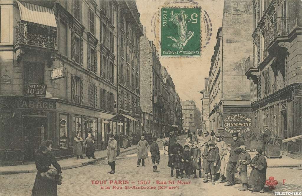 1557 - Rue Saint-Maur à la Rue Saint-Ambroise