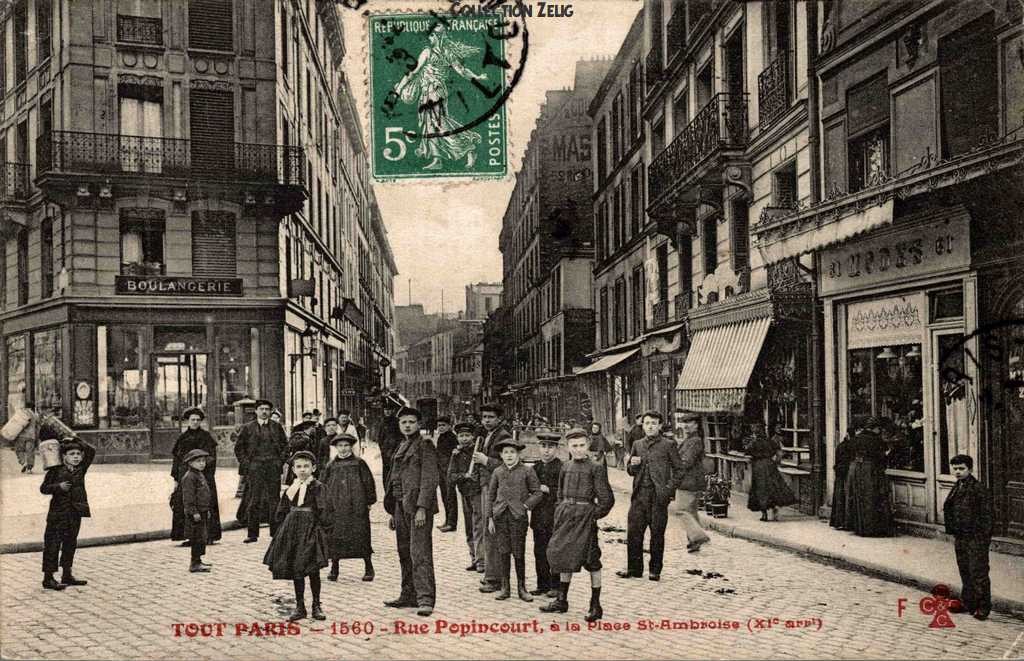 1560 - Rue Popincourt à la Place St-Ambroise