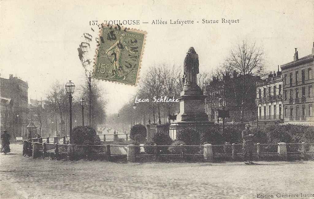 157 - Allées Lafayette - Statue Riquet
