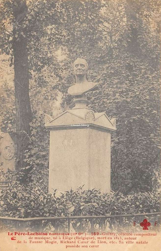 159 - Guétry, célèbre compositeur né à Liège, mort en 1813