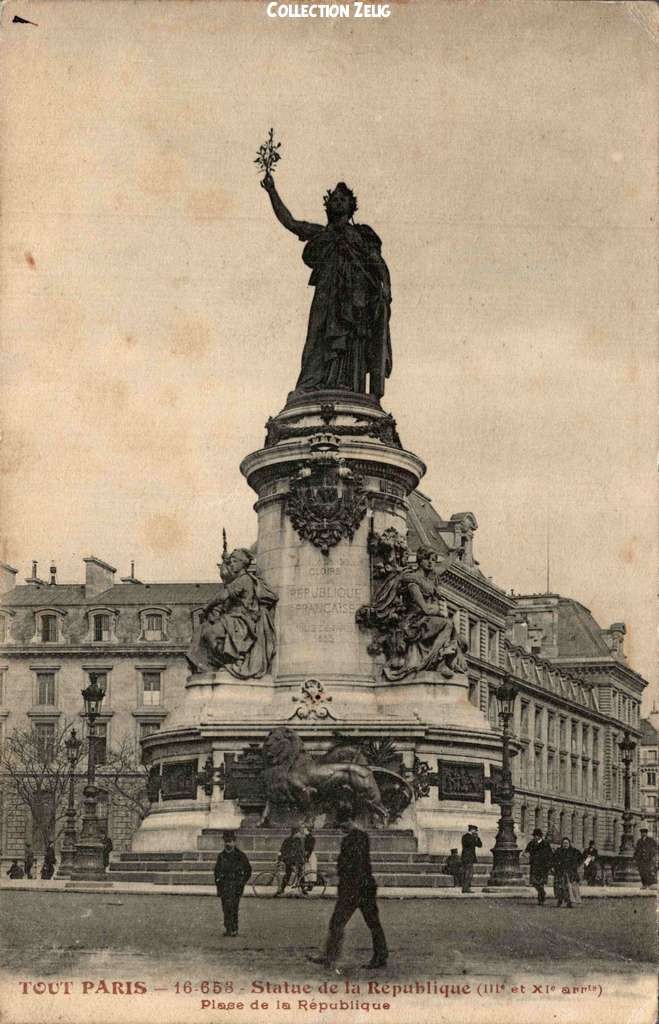 16 - 653 - Statue de la République, Place de la République