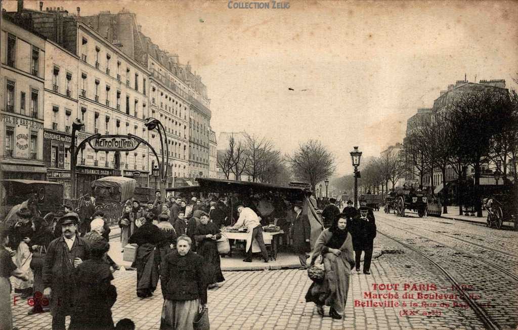 1602 - Marché du Boulevard de Belleville à la Rue de Bagnolet