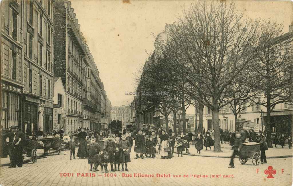 1604 - Rue Etienne Dolet vue de l'Eglise