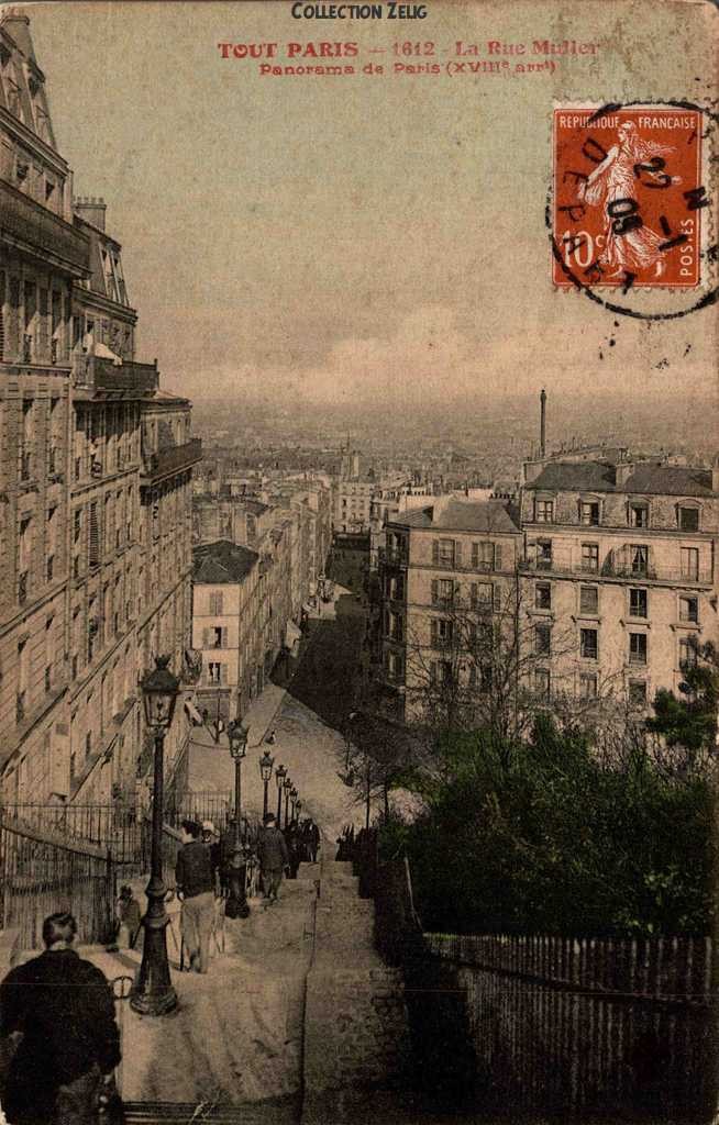 1612 - La Rue Muller - Panorama de Paris